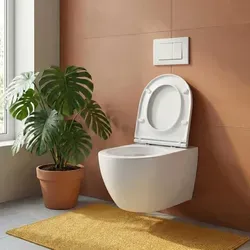 Drückerplatte Weiß Glänzend für Geberit Duofix Sigma (UP 320)