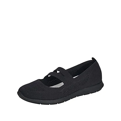 Remonte Damen R7102 Ballerinas, schwarz, 39 EU - Damen-Ballerinas mit weichem, auswechselbarem Fußbett und atmungsaktivem Textilschaft für optimalen Tragekomfort. Ideal für den Alltag dank ultraleichter Light PU-Laufsohle.