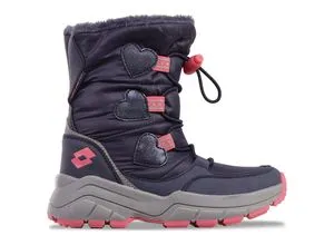 Winterboots LOTTO Damen Gr. 32, bunt (navy, pink) - Schneeschuhe, wasserdicht & gefüttert für optimale Wärme und Rutschfestigkeit - perfekt für winterliche Abenteuer!