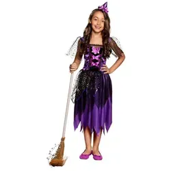 Zauberwald Hexe Viola Kinderkostüm in lila von Boland