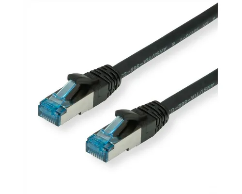 VALUE Patchkabel Cat.6A (Class EA) S/FTP (PiMF), LSOH LAN-Kabel, RJ-45 Männlich (Stecker), RJ-45 Männlich (Stecker) (15.0 cm)