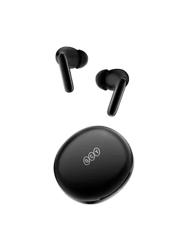 QCY T13 ANC2 Earphones - Kabellose In-Ear Kopfhörer (Schwarz) - Kopfhörer mit aktiver Geräuschunterdrückung, 30 Stunden Spielzeit und komfortablen, antibakteriellen Ohrstöpseln für ein einzigartiges Hörerlebnis.