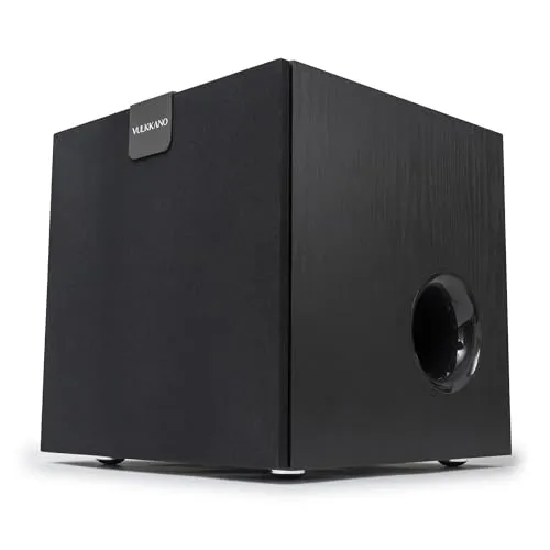 Vulkkano Sub10 - Lautsprecher mit 10'' Tieftöner für kraftvolle Bässe, 150 Watt RMS-Leistung und einstellbarem Tiefpassfilter für optimale Raumakustik.