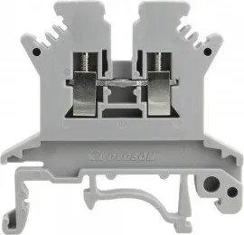 Reihenklemme 1,5mm2 Durchgangsklemme Grau Installationsklemme Schraubklemme VDE UL
