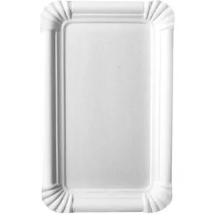 Papstar Einwegteller 11057 pure, Pappe, kompostierbar, weiß, 17,5 x 11cm, 250 Stück