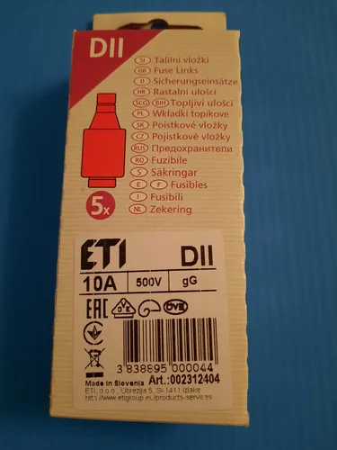 Kopp DIAZED-Sicherungseinsatz, 500V, 10A