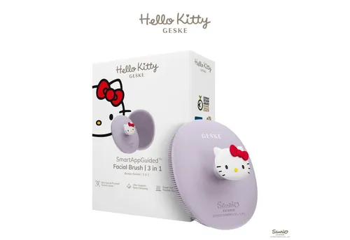 GESKE German Beauty Tech Gesichtsreinigungsbürste SmartAppGuided™ Facial Brush 3 in 1, Packung, 1-tlg., inkl. kostenloser APP (SmartAppGuided Device), Mit der GESKE App erhältst Du deine personalisierte Hautpflegeroutine.
