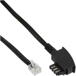 Inline® TAE-N Anschlusskabel, TAE-N zu RJ11 (6P4C), 15m