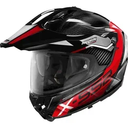 Nolan X-552 Ultra Carbon Dinamo N-Com Helm - Motorradhelm mit ultraweitem Visier und Notfall-Wangenpolster für maximale Sicherheit und Komfort beim Fahren.
