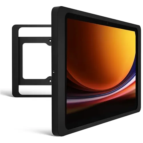 Displine Companion Wall 2.0 Tablet Wandhalterung für Samsung Galaxy Tab A9+ - Ständer für Tablets: Schicke Aluminium-Wandhalterung mit USB-Ladekabel, ideal für stilvolle Nutzung in jedem Raum.