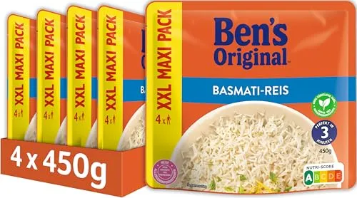 BEN'S ORIGINAL™ Express Reis XXL Maxi Packung Basmati 4 x 450g