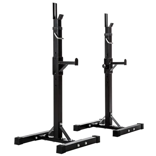 Höhenverstellbarer Langhantelständer von Tectake - Hantelablage für Bodybuilding und Fitness, ergonomisch und stabil mit max. 150 kg Tragkraft, ideal für den Heimgebrauch.