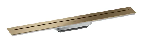 Axor Drain Fertigset Duschrinne Wandmontage 700 mm - Brushed Bronze - Elegante Duschrinnen für Wandmontage, aus hochwertigem gebürstetem Bronze, sorgen für stilvolles Design und optimale Wasserableitung.