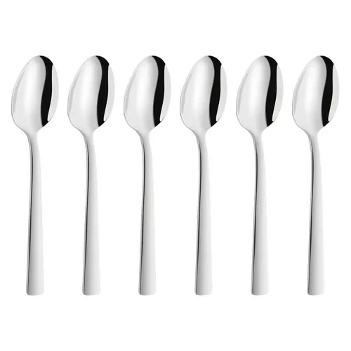 Zwilling Kaffeelöffel Dinner 07150-325, Set aus 6 Stück - Hochwertige Kaffeelöffel aus rostfreiem Edelstahl 18/10, polierte Oberfläche, spülmaschinengeeignet und ideal für Kaffeeliebhaber.