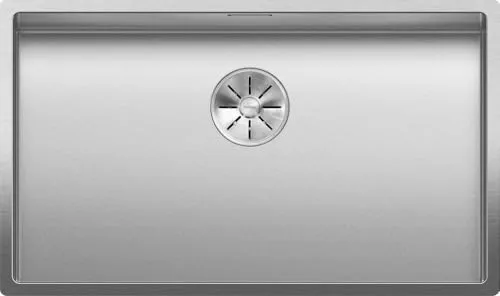 BLANCO CLARON 700-U Edelstahl Durinox® 740 x 440 mm - Unterbauspüle mit extrem kratzfester Durinox®-Oberfläche, elegant integriertem Ablaufsystem InFino® und optimalem Beckenvolumen für Ihre Küche.