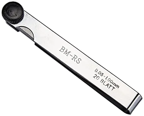 Brüder Mannesmann Werkzeug Fühlerlehre 20 Blatt, M 247-20 von Mannesmann