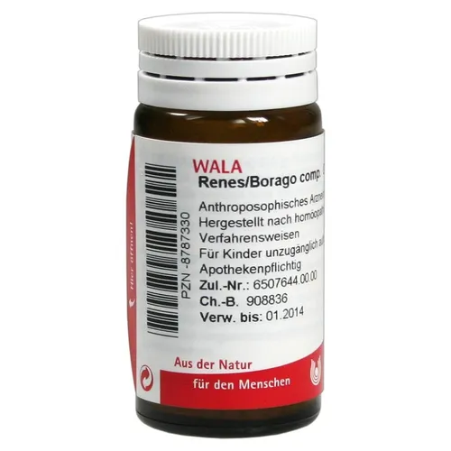 Renes/borago Comp.globuli 20 g von WALA