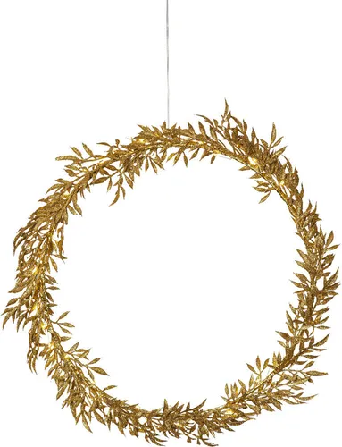 LED Deko-Kranz Elegant in gold von Star Trading