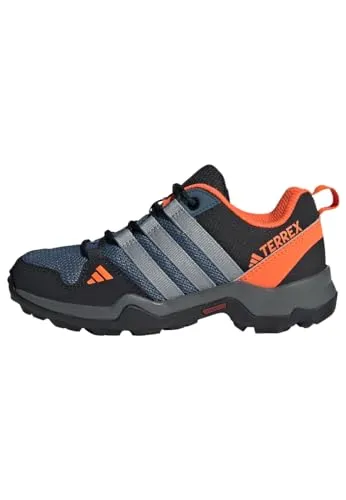 Adidas Unisex Kinder Terrex AX2R Hiking Shoes, Wonder Steel/Grey/Impact Orange, 38 2/3 EU