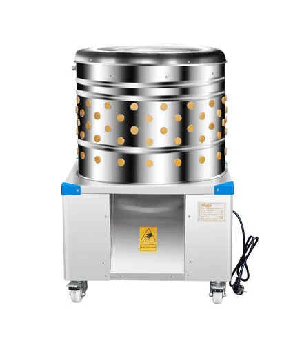 Geflügelrupfmaschine TM60PRO 55cm Trommel - Sonstige, effiziente Rupfmaschine mit 151 Fingern für schnelles und sauberes Rupfen von Geflügel, ausgestattet mit Wasseranschluss und 4 Rollen für einfachen Transport.
