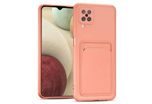 CoolGadget Handyhülle Card Case Handy Tasche für Samsung Galaxy A12 6,5 Zoll, Silikon Schutzhülle mit Kartenfach für Samsung Galaxy A12, M12 Hülle