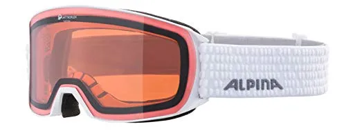ALPINA NAKISKA Q - Polarisierte OTG Skibrille mit UV-Schutz - Skibrille mit Quattroflex-Technologie für erhöhte Kontraste und 100% UV-Schutz. Ideal für klare Sicht und optimalen Schutz beim Skifahren.