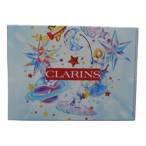 Clarins Double Serum Eye Collection Geschenkset für die Augenpartien - Gesichtscremes Set mit Anti-Faltenserum, sanftem Augen-Make-up-Entferner und volumengebender Mascara für eine strahlende Augenpartie.