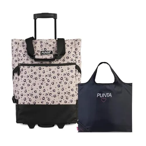 Punta Wheel Einkaufstrolley Unisex, 33L, Leo rosa