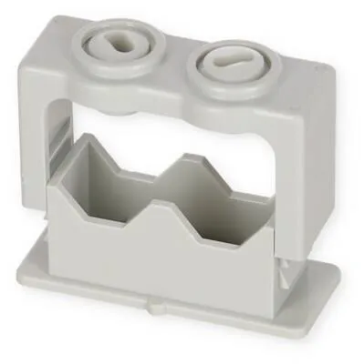 PROTEC.class PISOG2 Iso Greifschelle, 2fach, 6-16mm, grau, 25 Stück