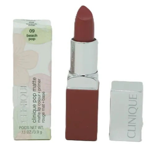 Clinique Pop Matte Lip Colour + Primer 09 Beach Pop, 3,9g von Clinique