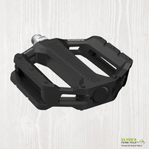 Shimano PD-EF202 Plattformpedal Schwarz - Hochwertige Fahrradpedale aus robustem Chromoly-Stahl, ideal für Mountainbikes und City Bikes. Perfekte Kombination aus Stabilität und Komfort für jede Fahrt.