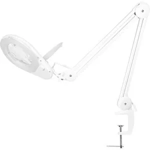 LOGILINK Lupenleuchte WZ0058 mit Klemmhalterung - Lupenleuchte mit 5 Dioptrien, ideal für präzises Arbeiten und Handarbeiten, flexibel einstellbar durch praktische Klemmhalterung.