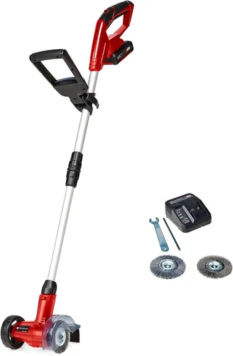 Einhell Akku-Teleskop-Heckenschere GE-HH 18 45 Li T-Solo - 18 V, 45 cm Schwertlänge, diamantgeschliffene Stahlmesser für präzise Schnitte und maximale Flexibilität im Garten