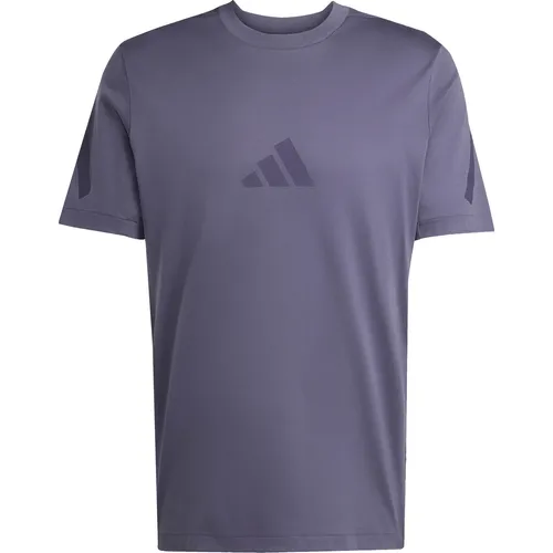 adidas Herren Z.N.E. T-Shirt - Größe L, grau - T-Shirts Funktion: Lässiges Shirt mit hohem Tragekomfort und sportlichem Design, perfekt für Alltag und Freizeit.