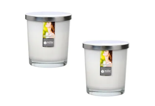 ECI Tools Duftkerze Maxi Duft-Kerzenglas Windlicht 110/95 mm mit Decke