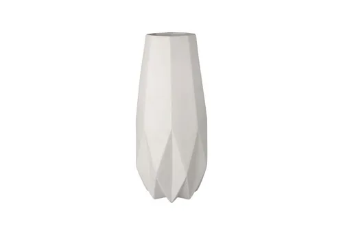 Goebel Polygono Star - Vase - Elegante weiße Vase aus hochwertigem Material, perfekt für stilvolle Blumenarrangements und als dekoratives Element in Ihrem Zuhause.