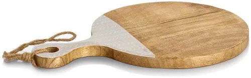 Zeller Schneide-Servierbrett mit Griff aus Mangoholz