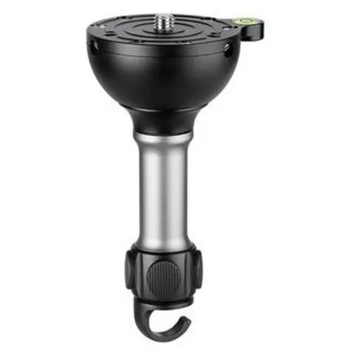 Leofoto YB-75LP Nivelliereinrichtung mit Haken - Stativkopf für Kamerastative, präzise Nivellierung und 75mm Griff für einfache Handhabung.