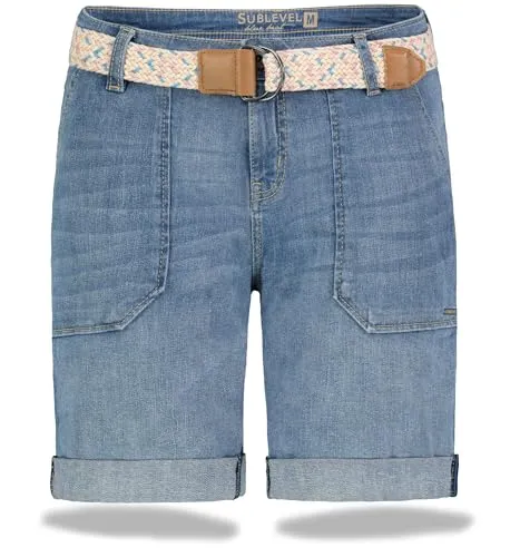 Sublevel Damen Jeans Shorts D85054BA62343ZM267-S