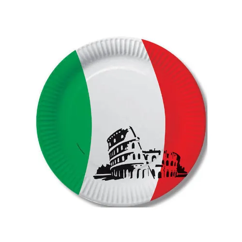 Teller Italien, 10 Stk, Ø 23 cm