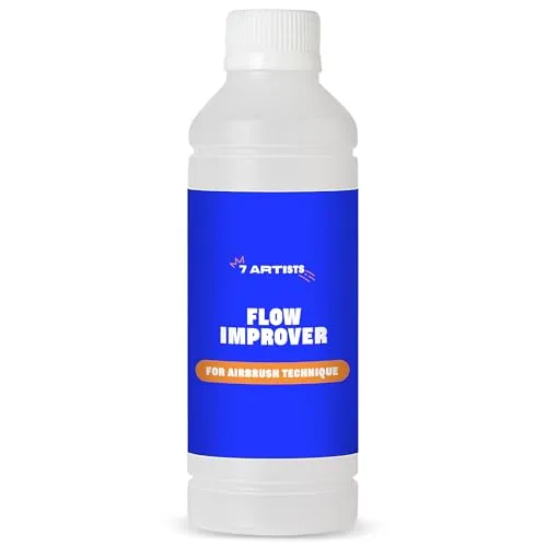 Artists Airbrush Flow Improver 250 ml – Professional Farbflussverbesserer für Acrylfarben für Gleichmäßiges Sprühbild | Acrylic Flow Improver für Airbrush Farben Modellbau 7