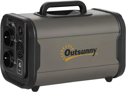 Outsunny Portable Power Station Stromversorgung 384Wh LiFePO4-Akku DREI #LB