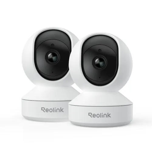 Reolink E1 3MP WLAN Überwachungskamera - Indoor mit Pan-Tilt-Funktion - Energieeffiziente Indoor-Kamera mit 355° Schwenk- und 50° Neigungsfunktion. Ideal für die Überwachung Ihres Zuhauses, mit einfacher Steuerung über die Reolink App.