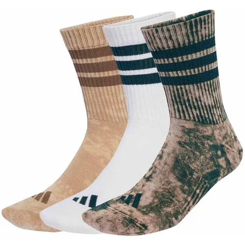 ADIDAS Herren Socken Stonewash Crew, 3 Paar in braun von adidas