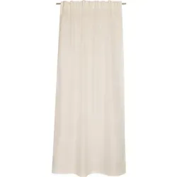 SCHÖNER WOHNEN Kollektion Schlaufenschal - Eleganter Schlaufenschal in creme, aus hochwertigem Synthetik, Maße: 130 cm Breite, ideal für stilvolle Fensterdekoration.