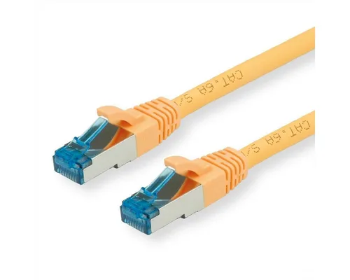VALUE Patchkabel Cat.6A (Class EA) S/FTP (PiMF), LSOH LAN-Kabel, RJ-45 Männlich (Stecker), RJ-45 Männlich (Stecker) (15.0 cm)