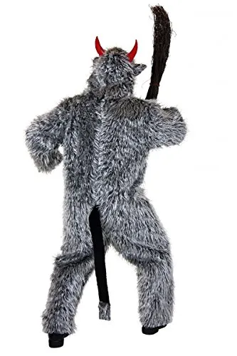 Teufel (Krampus) Kostüm: Overall und Haubenmaske - Kostüme für Halloween und Fasching, bestehend aus einem hochwertigen Overall und einer beeindruckenden Haubenmaske für einen schaurig-schönen Auftritt.