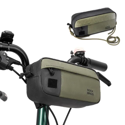 ROCKBROS Ultraleichte Lenkertasche mit Schultergurt 2-in-1 für Fahrrad 1,5L