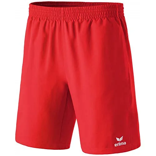 erima Herren Shorts Club 1900, rot, XXL - Leichte Microfaser-Shorts mit elastischem Bund und Kordelzug für optimale Passform und hohen Tragekomfort. Ideal für Sport und Freizeit.
