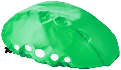 Playshoes Unisex Wasserdichter Regenüberzug Helm-Überzug Regenschutz für Fahrradhelme, Grün, S